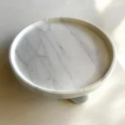 Handmade Marble Centerpiece, Marble Cake Stand, Unique Marble Decor, Marble accents, unique gift idea; Limited Edition