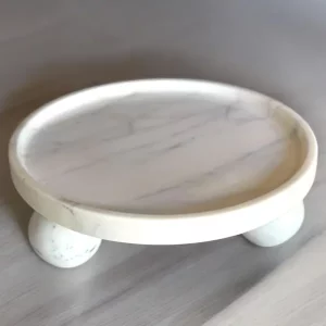 Handmade Marble Centerpiece, Marble Cake Stand, Unique Marble Decor, Marble accents, unique gift idea; Limited Edition