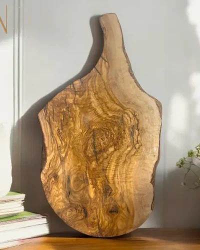 Rustic Elegance: Handcrafted Olive Wood charcuterie Board ; Unique Cutting Board