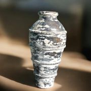 Handmade Pottery Vase – Berber Authentic Pottery – Carthago Pottery Art – Handcrafted Large Rustic Pottery Planters