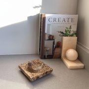 Luxurious – Marble Jewelry Dish – Handmade Marble Decorative Accent – Unique Natural Stone