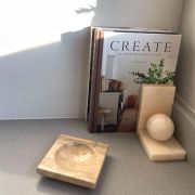 Luxurious – Marble Jewelry Dish – Handmade Marble Decorative Accent – Unique Natural Stone