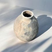 Unique Carthago Pottery Vases | Berber Pottery | Rustic Handcrafted Planters | Earth Tones Clay Vases | Handmade Authentic Carthago Pottery