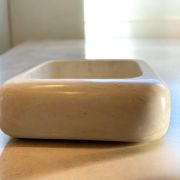 Sculptural Tunisian Gray Tala Marble Sink | Handmade Marble Sink | A Natural Masterpiece