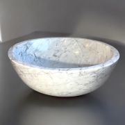 Marble Sink | Handmade Italian Joya (Carrara) | Luxury Bathroom Vessel Sink | Unique Home Decor