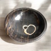 Luxurious Handmade Noir Amilcar Marble Sink | Unique Bathroom Vanity