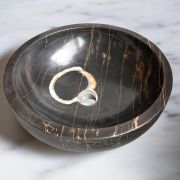 Luxurious Handmade Noir Amilcar Marble Sink | Unique Bathroom Vanity