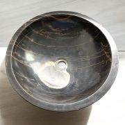 Luxurious Handmade Noir Amilcar Marble Sink | Unique Bathroom Vanity