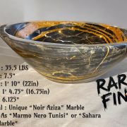 Marble Sink | Luxurious Noir Aziza Marble| Handcrafted sink |Unique Bathroom Vanity .