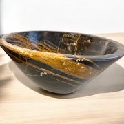 Marble Sink | Luxurious Noir Aziza Marble| Handcrafted sink |Unique Bathroom Vanity .