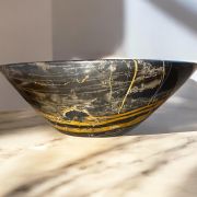 Marble Sink | Luxurious Noir Aziza Marble| Handcrafted sink |Unique Bathroom Vanity .