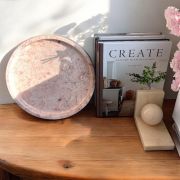 Handmade Unique Marble Circular Trays | Unique Catch All | Home Decor