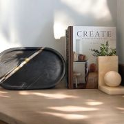 Unique Handmade Marble Tray | One-of-a-Kind Home Decor | Natural Stone | Luxurious Marble Catch All |