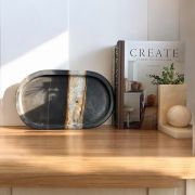Unique Handmade Marble Tray | One-of-a-Kind Home Decor | Natural Stone | Luxurious Marble Catch All |