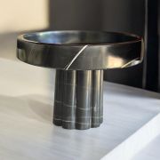 Unique Black Marble Centerpiece, Marble Bowl , Présentoir , Catch-All , Luxurious Marble Craft