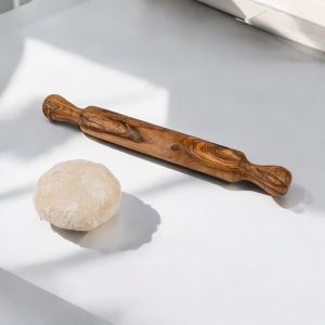 Olive Wood Rolling Pin – Handcrafted Artisan Baking Tool