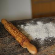 Olive Wood Rolling Pin – Handcrafted Artisan Baking Tool