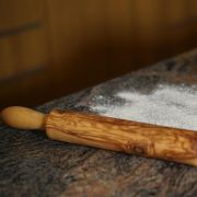 Olive Wood Rolling Pin – Handcrafted Artisan Baking Tool