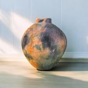 Unique Carthago Pottery Vases | Berber Pottery | Rustic Handcrafted Planters | Earth Tones Clay Vases | Handmade Authentic Carthago Pottery
