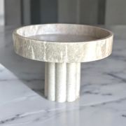 Modern Marble CenterPiece ,Handmade Sculptural Marble Bowl, Minimalist Marble Bowl , Timeless Marble Elegance ,Organic Marble Art