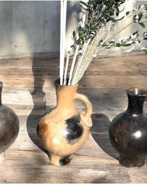 Handmade Pottery Vase | Ethnic Berber Pottery | Traditional North African Pottery | Handcrafted Decorative Planters | Unique Ancient Pottery