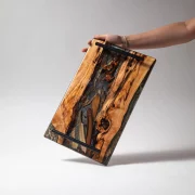 Olive Wood & Resin Tray