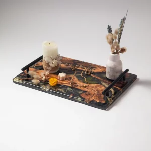 Olive Wood & Resin Tray