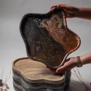 Wavy Marble Tray