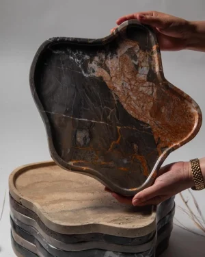 Wavy Marble Tray