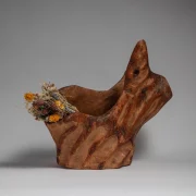 Unique Handmade Olive Wood Centerpiece